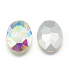 Pointed Back Glass Rhinestone Cabochons RGLA-T080-4x6mm-05-2