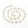 Handmade CCB Plastic Cable Chains AJEW-JB00960-01-1