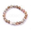 Natural Crazy Agate Beads Stretch Bracelets BJEW-F380-01-B06-2