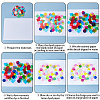 10 Bags Flat Round Paper Confetti DIY-ME0002-97-3