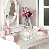 1 Set Coat Hanger Shaped Acrylic Earring Display Stands EDIS-PH0001-90C-6
