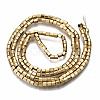 Electroplate Non-magnetic Synthetic Hematite Beads Strands G-T114-48G-2