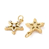 Ion Plating(IP) 304 Stainless Steel Rhinestone Pendants STAS-Q333-10G-01-2