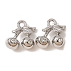 Alloy Crystal Rhinestone Pendants RB-CBAD317-01P-1