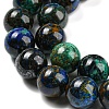 Natural Azurite Beads Strands G-P503-10MM-09-4