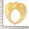 Tibetan Style Alloy Wing Large Pendants TIBEP-S100-G-RS-3