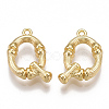 Brass Pendants KK-T038-193G-Q-1