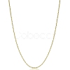 Brass Cable Chain Necklaces NJEW-YWC0001-01B-G-1