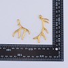 DIY Antler Shape Earring Making Kit DIY-SZ0009-11-8