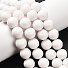 Natural Mashan Jade Round Beads Strands G-D263-12mm-XS01-1