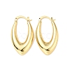 Rack Plating Brass Chunky Hoop Earrings for Women EJEW-G288-35E-G-1