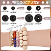 130Pcs 4 Style Natural Obsidian Beads Strands G-PH0002-48-2