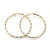 201 Stainless Steel Big Hoop Earrings EJEW-A054-06A-G-1