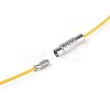 Steel Wire Bracelet Cord DIY Jewelry Making TWIR-R004-02-4