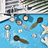 DIY Flat Round Bookmark Making Kits DIY-SC0032-07B-5