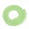 Transparent Glass Beads Strands GLAA-T032-T4mm-MD17-2
