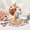 Wood Doll Clothes Hangers DOLL-WH0004-03B-5