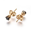 304 Stainless Steel Stud Earrings EJEW-I229-02G-B-4