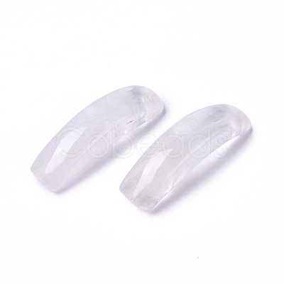Natural Quartz Crystal Connector Charms G-C015-01E-1