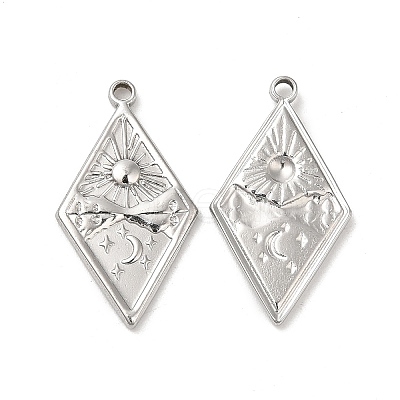 Non-Tarnish 304 Stainless Steel Pendants LS-STAS-L020-038P-1