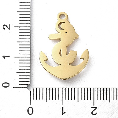 PVD Vacuum Plating 316 Stainless Steel Pendants STAS-C090-05G-02-1