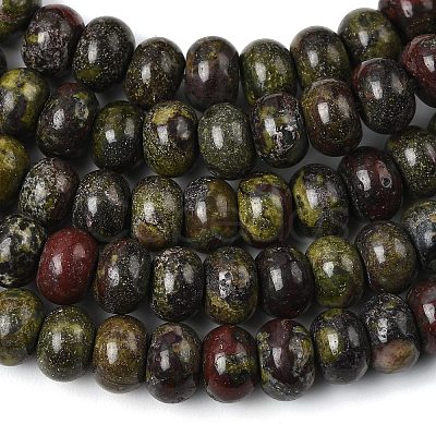 Natural Dragon Blood Beads Strands G-A280-A26-01-1
