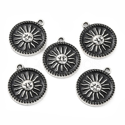 Alloy Enamel Pendants FIND-C032-08A-02P-1