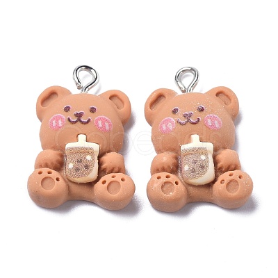 Resin Pendants RESI-G026-03-1