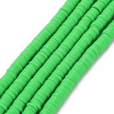 Handmade Polymer Clay Bead Strands CLAY-T002-6mm-43-1