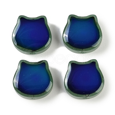 Two Tone Glass Mood Beads GLAA-Z007-12E-1