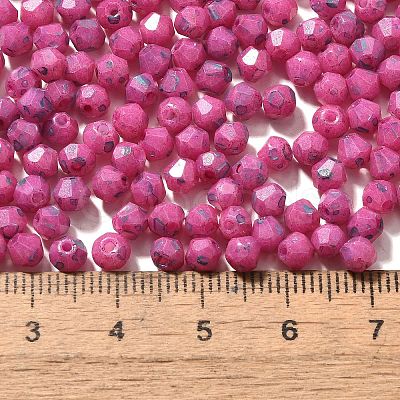 Picasso Baking Paint Glass Seed Beads SEED-A032-02A-15-1