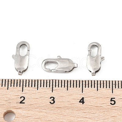 SHEGRACE Brass Lobster Claw Clasps XGR0007P-08P-1