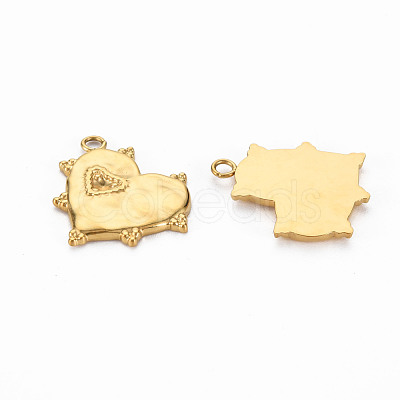Ion Plating(IP) 304 Stainless Steel Pendants STAS-N097-088LG-NR-1