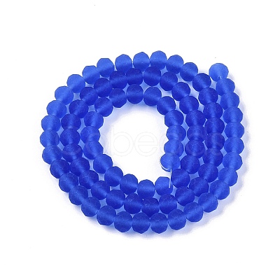 Transparent Glass Beads Strands EGLA-A044-T6mm-MD31-1