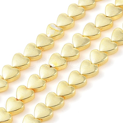 Electroplated Synthetic Non-Magnetic Hematite Beads Strands G-U003-19A-01-1