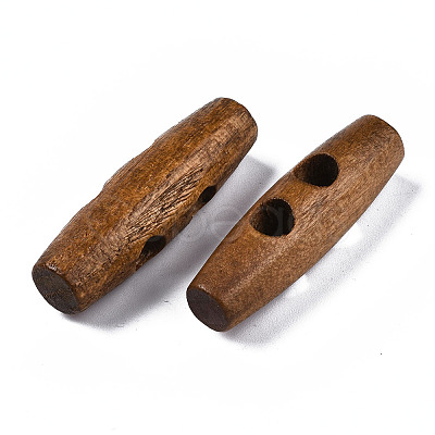 2-Hole Wooden Buttons WOOD-Q036-02-1