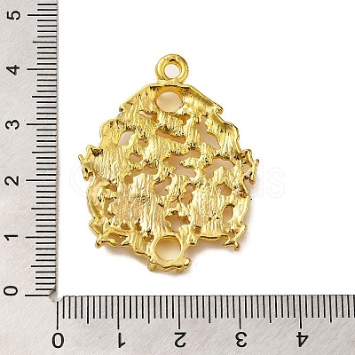 Rack Plating Alloy Pendant Cabochon Settings FIND-C063-11G-1