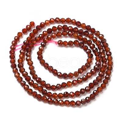 Natural Garnet Bead Strands LS-G-G663-03-2mm-01-1