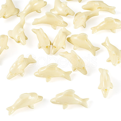 20Pcs Synthetic Coral Carved Beads CORA-TA0001-01B-1