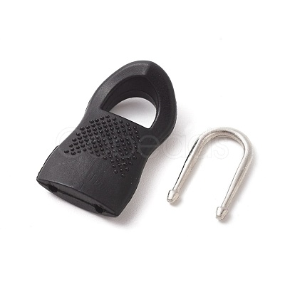 Plastic Zipper Pull Charms FIND-WH0051-82B-02-1