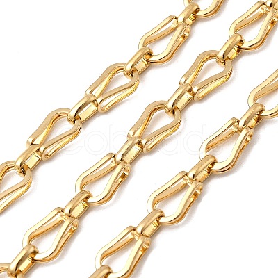 304 Stainless Steel Teardrop Link Chains CHS-C017-11G-1