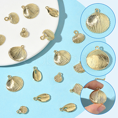 20Pcs 5 Styles Alloy Pendants FIND-SC0021-03-1