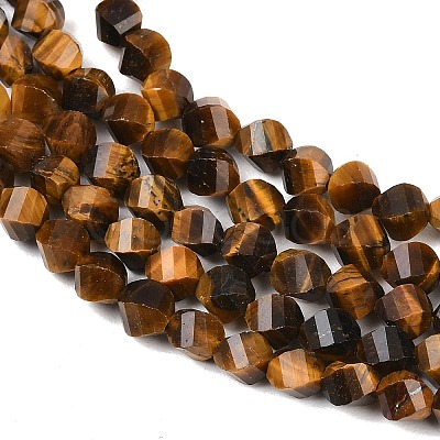 Natural Tiger Eye Beads Strands G-P611-C24-01-1