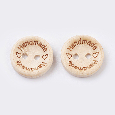 Wooden Buttons BUTT-K007-11A-1