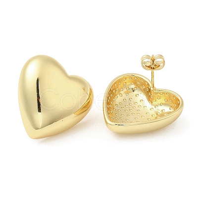 Rack Plating Brass Stud Earrings EJEW-F324-02G-1