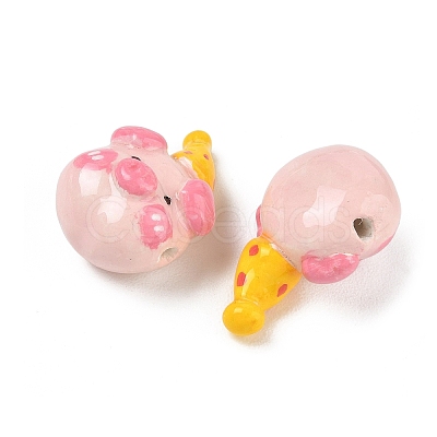 Handmade Polymer Clay Beads PY-CBABDB7-03B-1