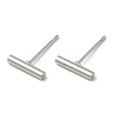 Brass Stud Earrings for Women Men KK-C028-23P-1