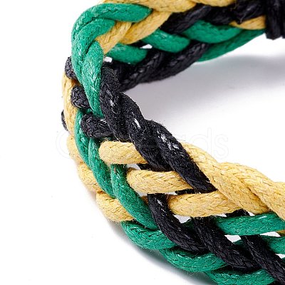 Leather Cord Bracelets Set for Men Women BJEW-C005-02D-1