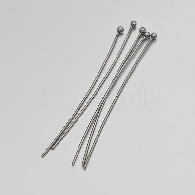 Brass Ball Head Pins KK-E647-18B-40mm-1