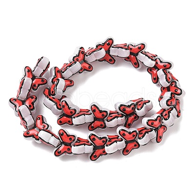 Transparent Glass Enamel Beads LAMP-C023-03E-1